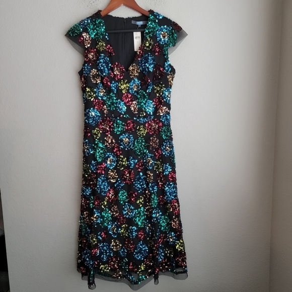 Eva Franco Glenna Sequined Dress size 2 NWT - Picture 6 of 11